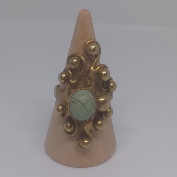 Brutalist Modernist Ring